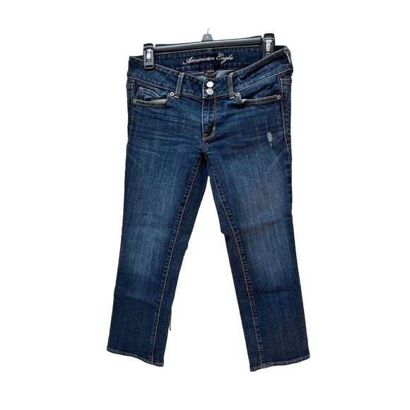 American Eagle Outfitters Denim - American Eagle Cropped Distressed Denim Women's Size 6 Regular Stretch Jeans